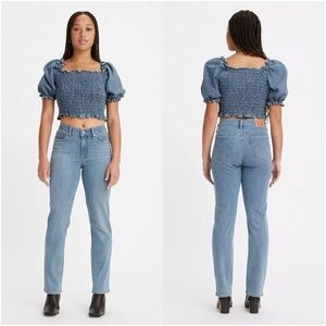 LEVI’S Classic Straight Jean In Medium Wash